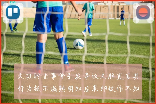 文班肘击事件引发争议文胖直言其行为极不成熟明知后果却故作不知